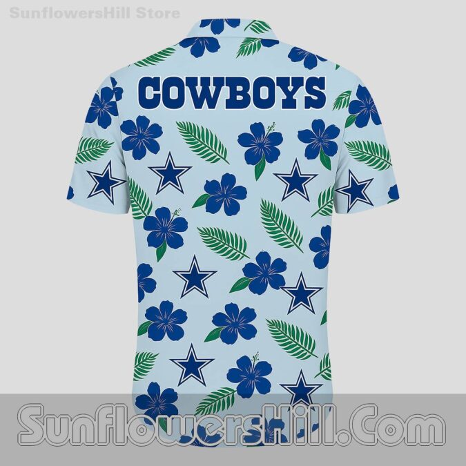 Dallas Cowboys Aloha Floral Short Sleeve Shirt for Weekend Tailgates
