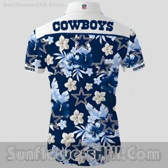 Dallas Cowboys Blue Blossom Hawaiian Shirt for Football Lovers