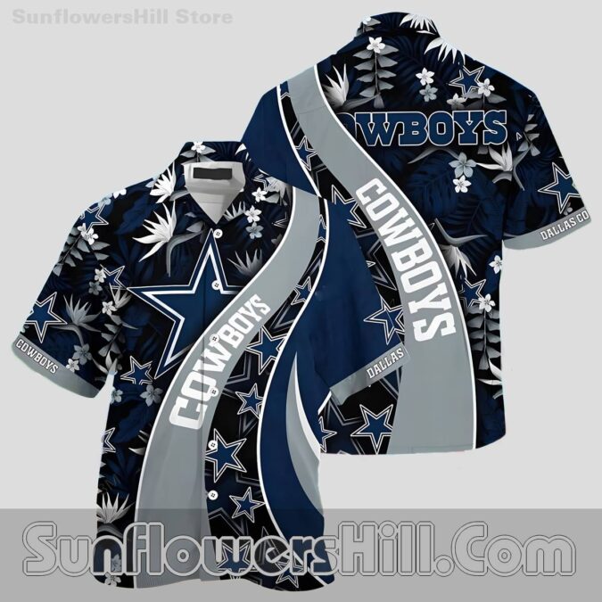 Dallas Cowboys Bold Star Casual Shirt for Summer BBQs
