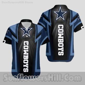 Dallas Cowboys Bold Star Hawaiian Shirt for Beach Days and Tailgates