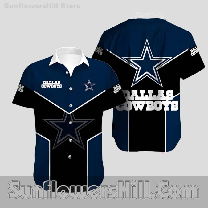 Dallas Cowboys Bold Star Hawaiian Shirt for Sports Lovers