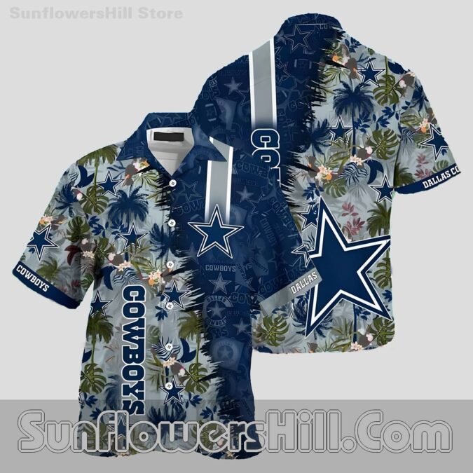 Dallas Cowboys Casual Hawaiian Shirt for Football Lovers and Tailgates
