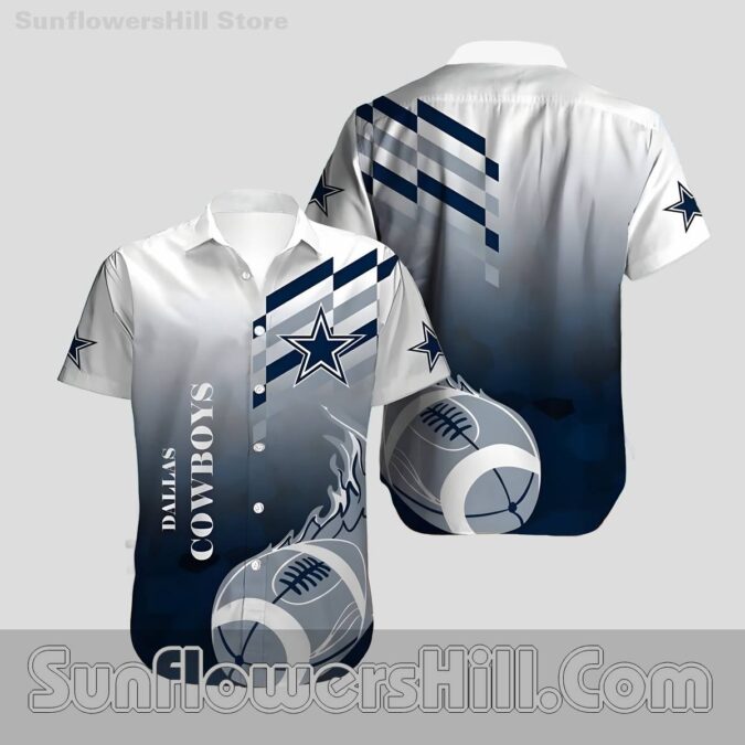 Dallas Cowboys Football Graphic Short Sleeve Shirt for Beach Trips