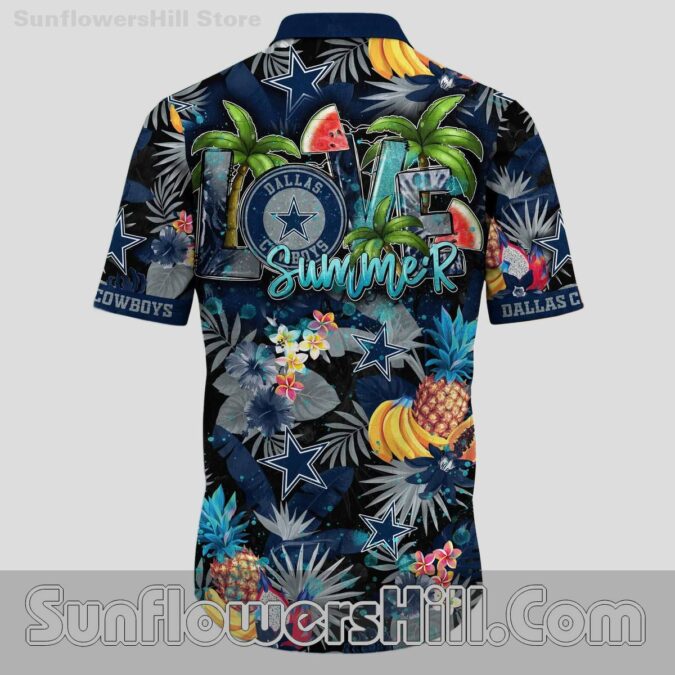 Dallas Cowboys Fruit Splash Casual Shirt for Vacation or Everyday Wear