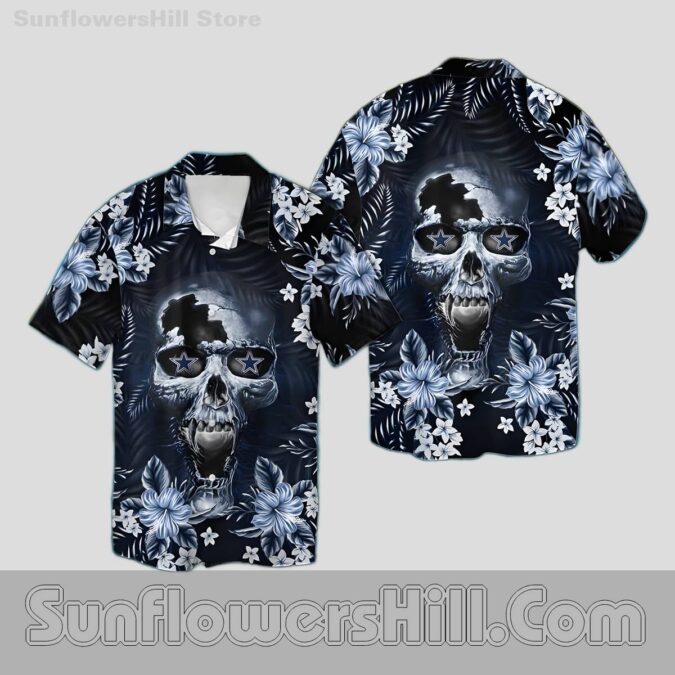 Dallas Cowboys Gothic Flower Unisex Shirt for Vacation or Gifting Dallas Cowboys Gothic Flower Unisex Shirt for Vacation or Gifting