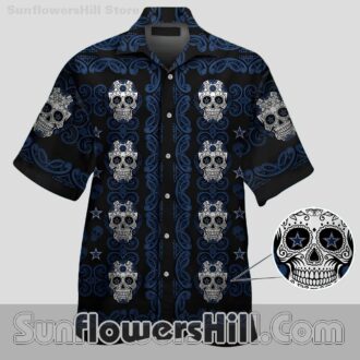 Dallas Cowboys Gothic Unisex Shirt with Skull Design for Football Lovers