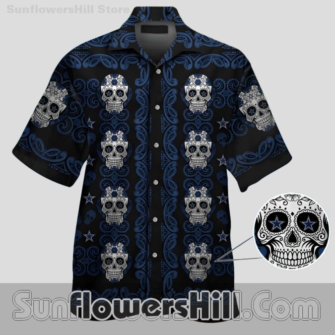 Dallas Cowboys Gothic Unisex Shirt with Skull Design for Football Lovers Dallas Cowboys Gothic Unisex Shirt with Skull Design for Football Lovers