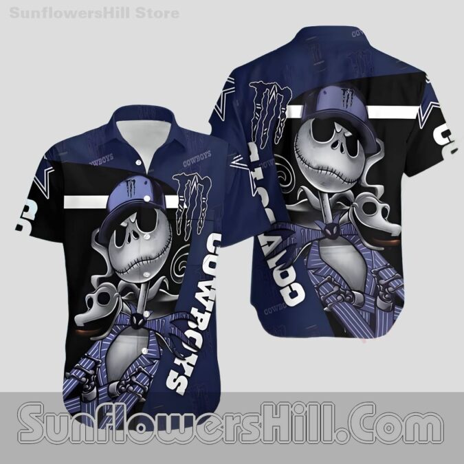 Dallas Cowboys Jack Skellington Hawaiian Shirt for Sports Fans