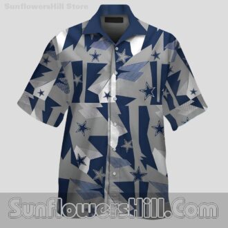 Dallas Cowboys Lightning Bolt Hawaiian Shirt for Football Fans