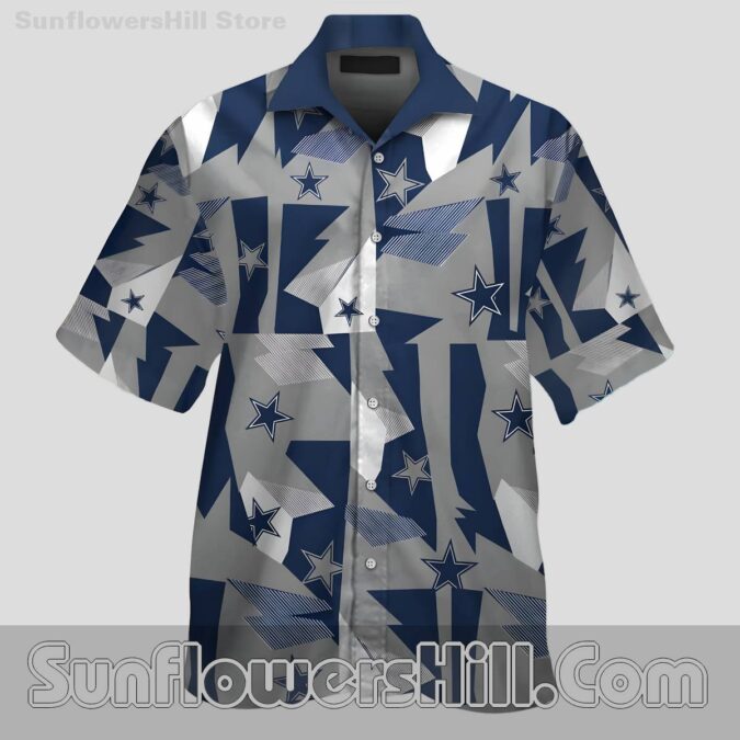Dallas Cowboys Lightning Bolt Hawaiian Shirt for Football Fans