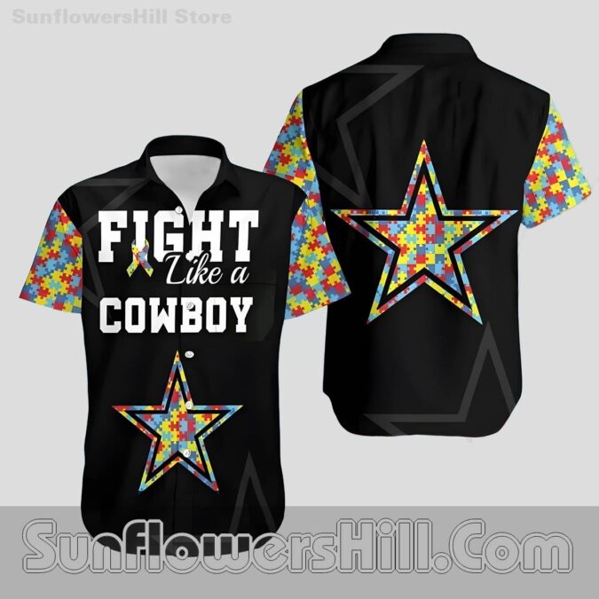 Dallas Cowboys Multicolor Star Casual Shirt for Game Day and Support Events Dallas Cowboys Multicolor Star Casual Shirt for Game Day and Support Events