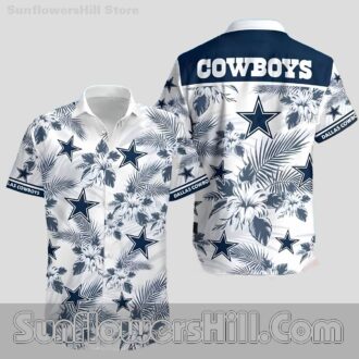 Dallas Cowboys Navy Star Casual Shirt for Beach Tailgate Vibes
