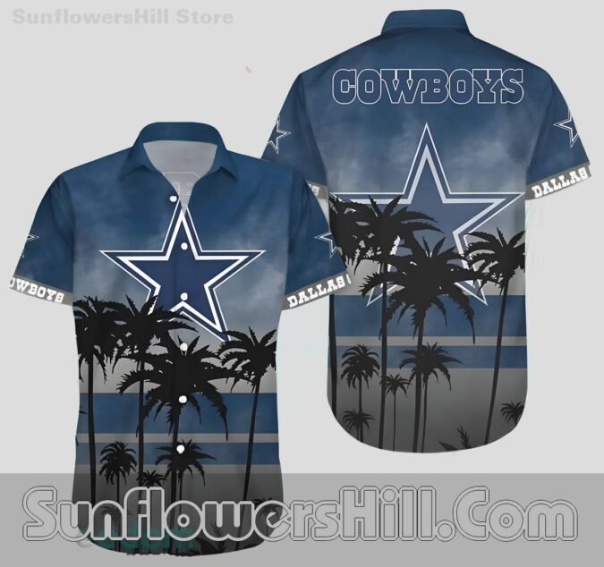 Dallas Cowboys Star and Coconut Aloha Shirt for Sports Fans and Family Outings