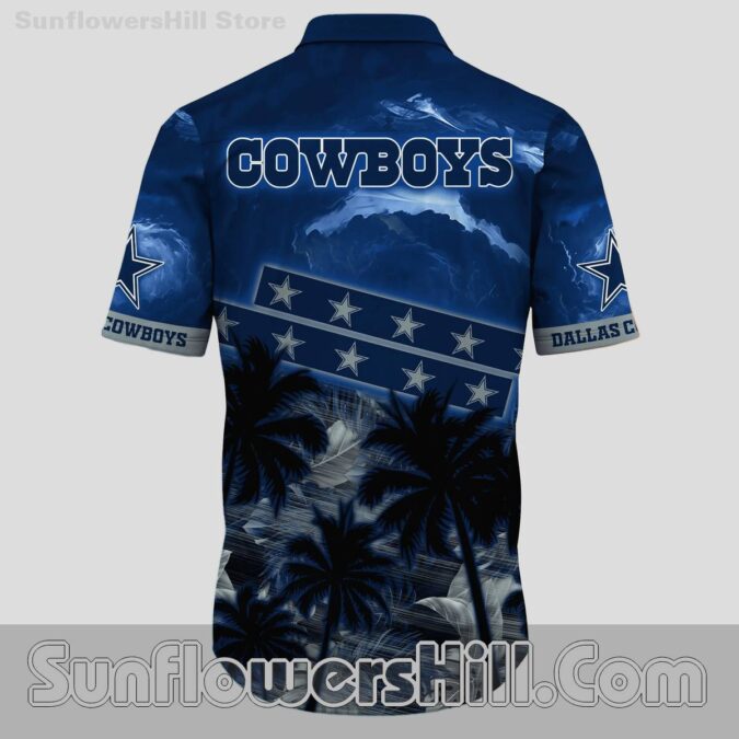 Dallas Cowboys Sunset Vibes Short Sleeve Shirt for Vacation Mode