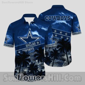 Dallas Cowboys Sunset Vibes Short Sleeve Shirt for Vacation Mode