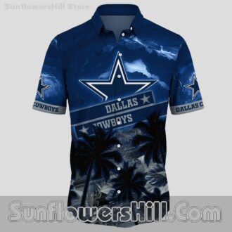 Dallas Cowboys Sunset Vibes Short Sleeve Shirt for Vacation Mode