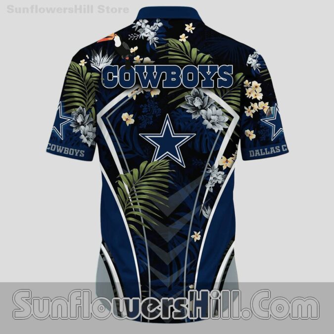 Dallas Cowboys Toucan Print Hawaiian Shirt for Vacation Vibes
