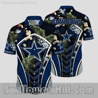 Dallas Cowboys Toucan Print Hawaiian Shirt for Vacation Vibes