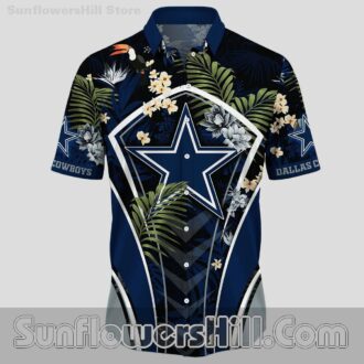 Dallas Cowboys Toucan Print Hawaiian Shirt for Vacation Vibes