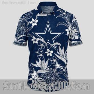 Dallas Cowboys Tropical Blossom Casual Shirt for Football Lovers