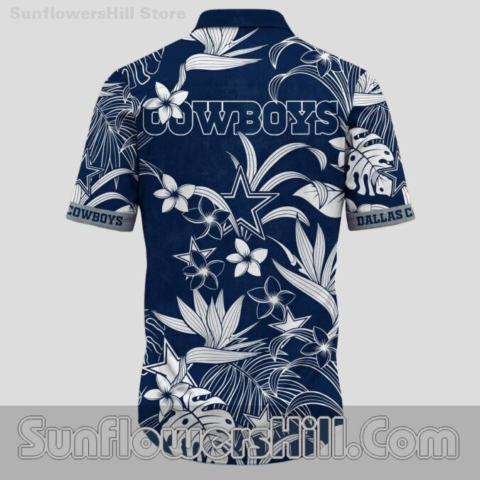 Dallas Cowboys Tropical Blossom Casual Shirt for Football Lovers