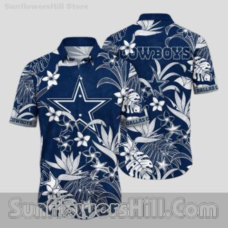 Dallas Cowboys Tropical Blossom Casual Shirt for Football Lovers