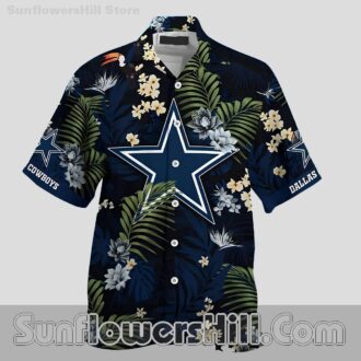 Limited Edition Dallas Cowboys Star Logo Floral Shirt for Tailgate Parties