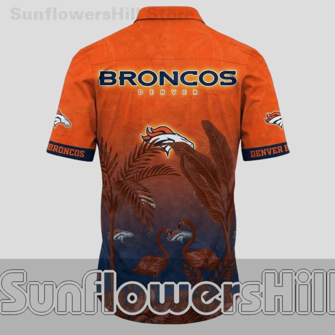 Denver Broncos Flamingo Paradise Hawaiian Shirt for Beach Trips and Game Day