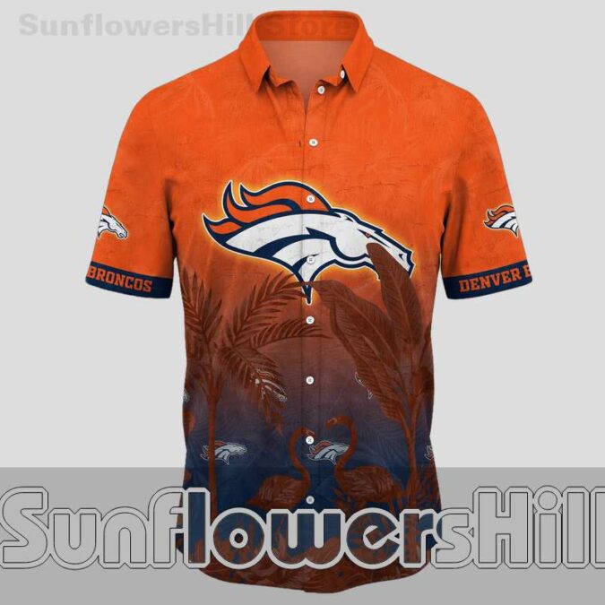 Denver Broncos Flamingo Paradise Hawaiian Shirt for Beach Trips and Game Day
