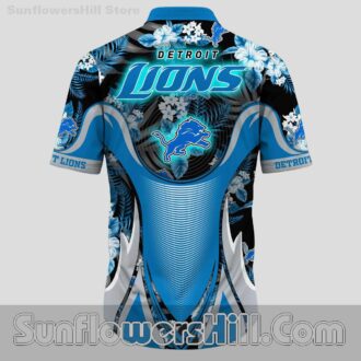 Limited Edition Detroit Lions Tribal Wave Hawaiian Shirt for Game Day Fans